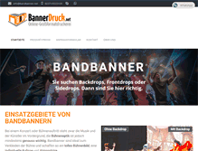 Tablet Screenshot of bandbanner.net